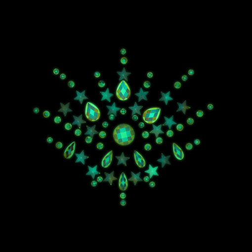 Lichaamsjuwelen Stickers - Borst - Afbeelding 5