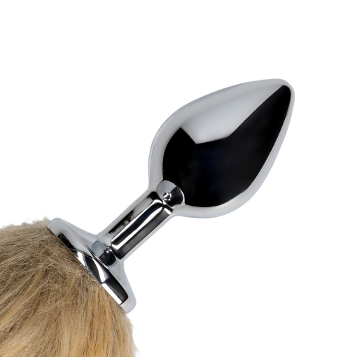 Vossenstaart met metalen buttplug - Afbeelding 7
