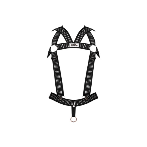 Elastische Harnas met Studs - One Size - Zwart - Afbeelding 3