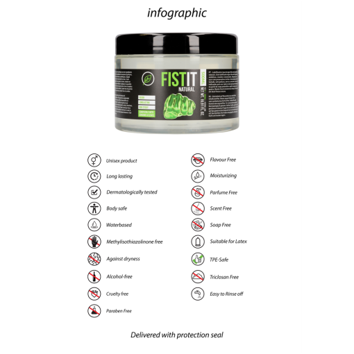 Natuurlijke Watergebaseerde Glijmiddel - 500 ml - Afbeelding 5