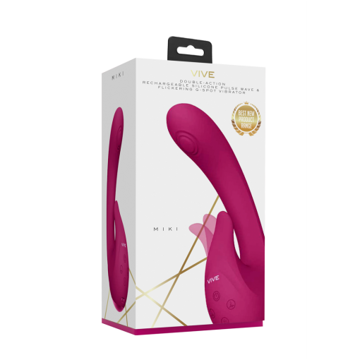 Miki - Pulse Wave  Flickering G-Spot Vibrator - Roze - Afbeelding 2