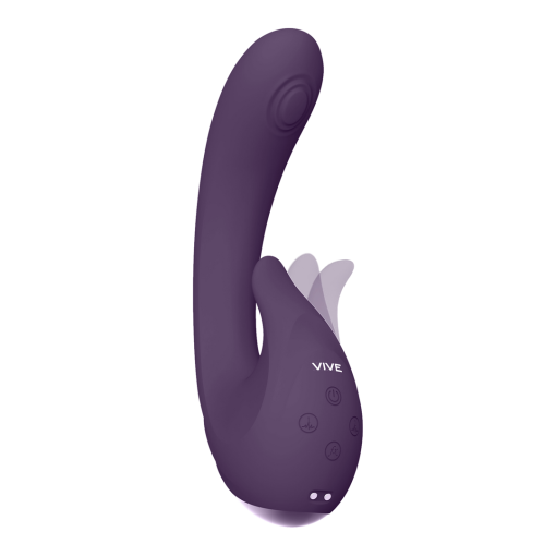 Miki - Pulse Wave  Flickering G-Spot Vibrator - Paars - Afbeelding 7