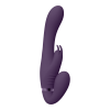 Suki - Vibrerende Strapless Strap-on Rabbit - Paars