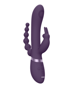 Rini - Pulse Wave  Vibrating Double Penetration Rabbit - Paars