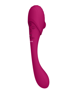 Mirai - Dubbelzijdige Pulse Wave  Air Wave Buigbare Vibrator